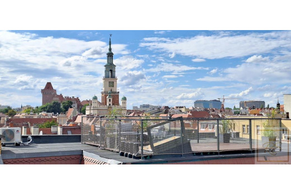 Poznań, Apartament z tarasem na dachu w centrum Poznania